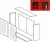 Щит сборно-разборный с решетчатыми дверями 1200х540х300  в Атырау