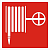Знак F02 100*100 "Пожарный кран" пленка ФЭС в Атырау